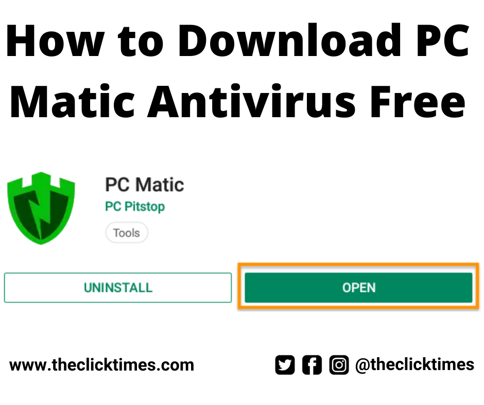 How to Download PC Matic Antivirus Free - The Click Times