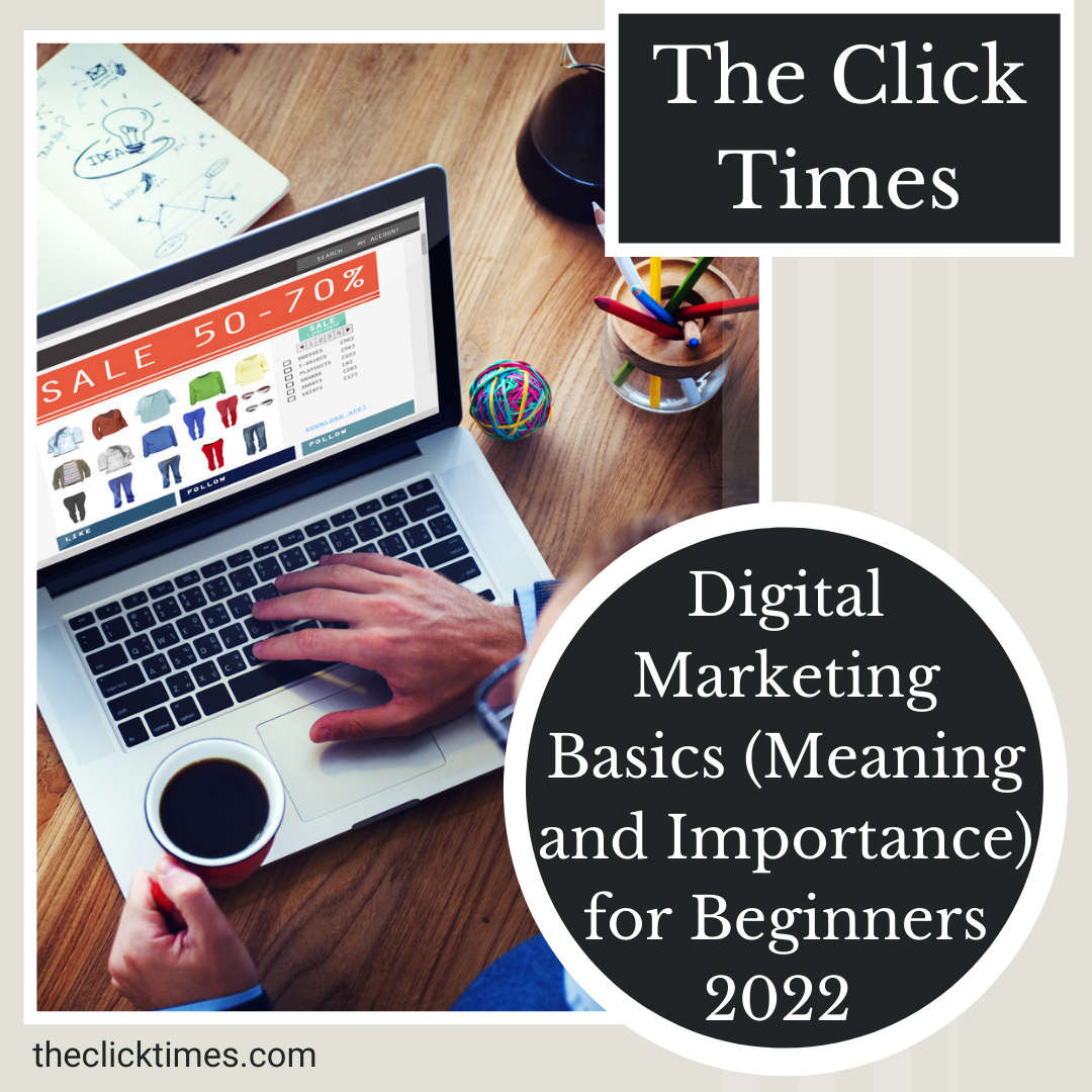 Digital Marketing Basics (Meaning and Importance) for Beginners 2022 - The Click Times