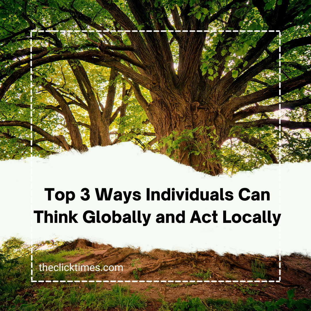 Top 3 Ways Individuals Can Think Globally and Act Locally - The Click Times