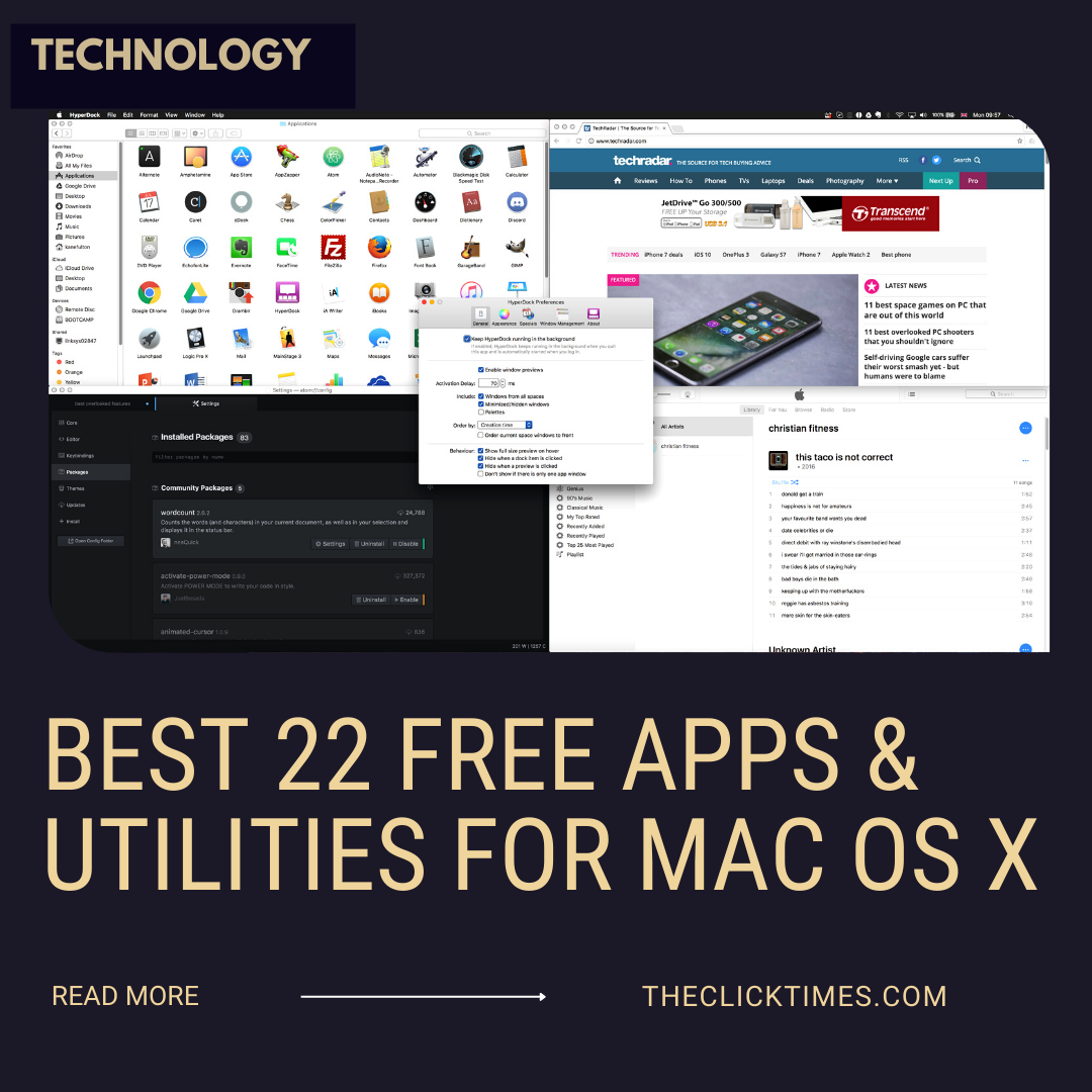 Best 22 Free Apps & Utilities for Mac OS X - The Click Times