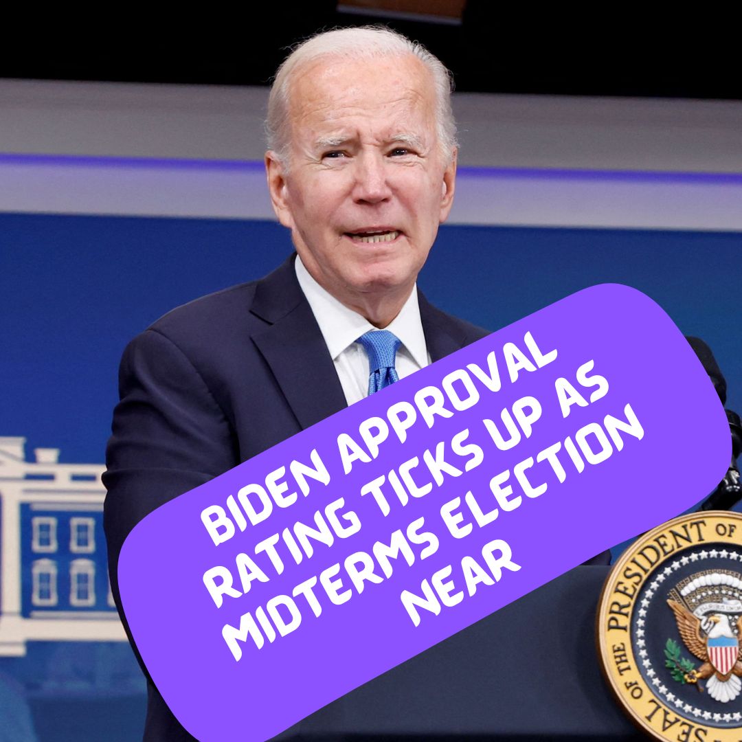 Biden Approval Rating Ticks up as Midterms election