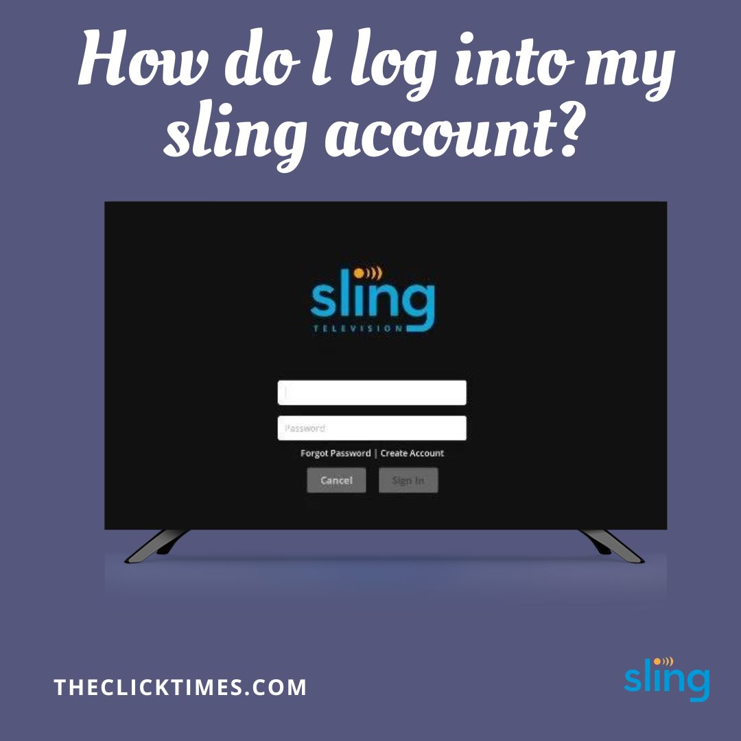 How do I log into my sling account