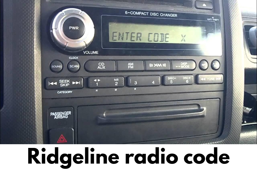 Ridgeline radio code