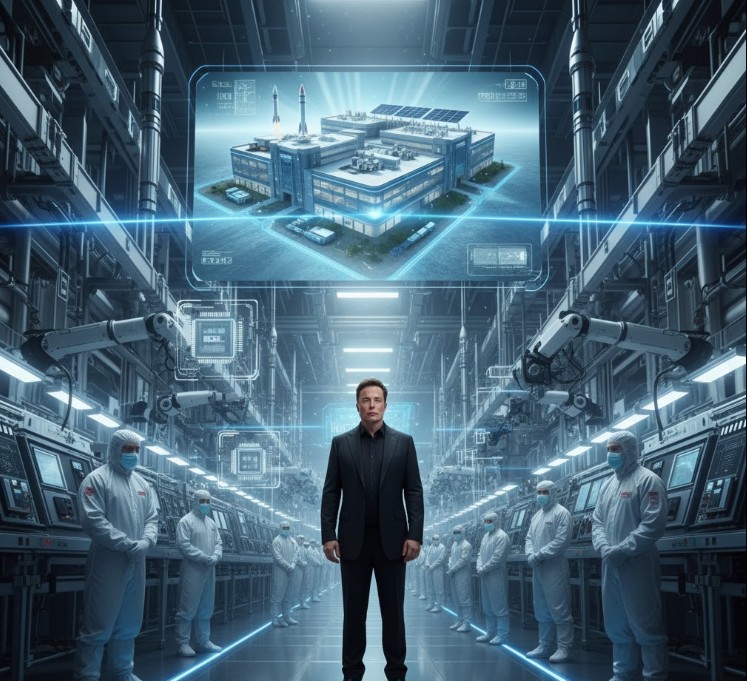 Musk Eyes Massive In-House Chip Factory to Power Tesla’s AI and Robotics Ambitions
