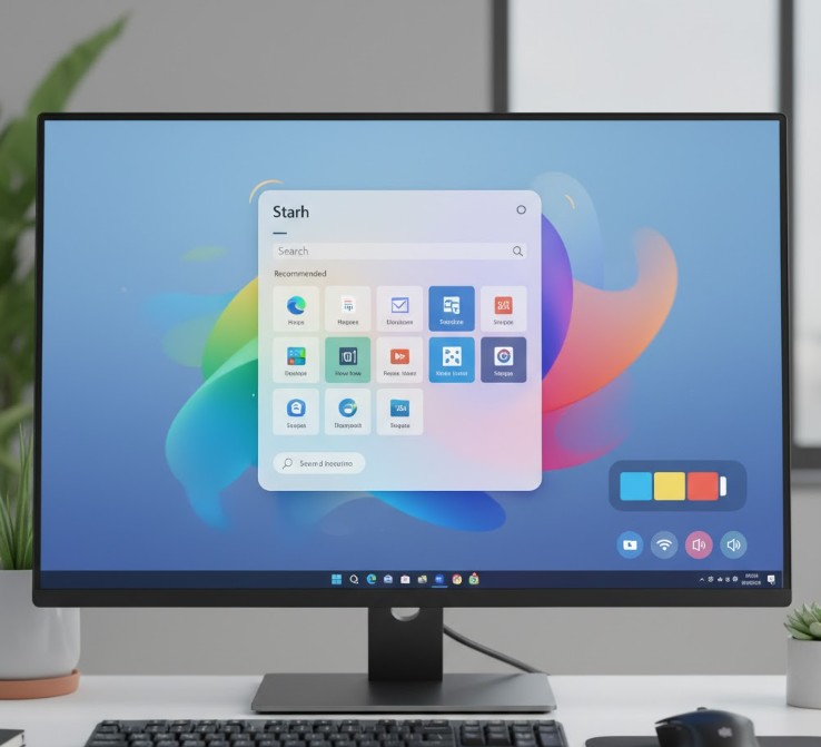 Windows 11 Update Brings Colorful Battery Icons and Revamped Start Menu